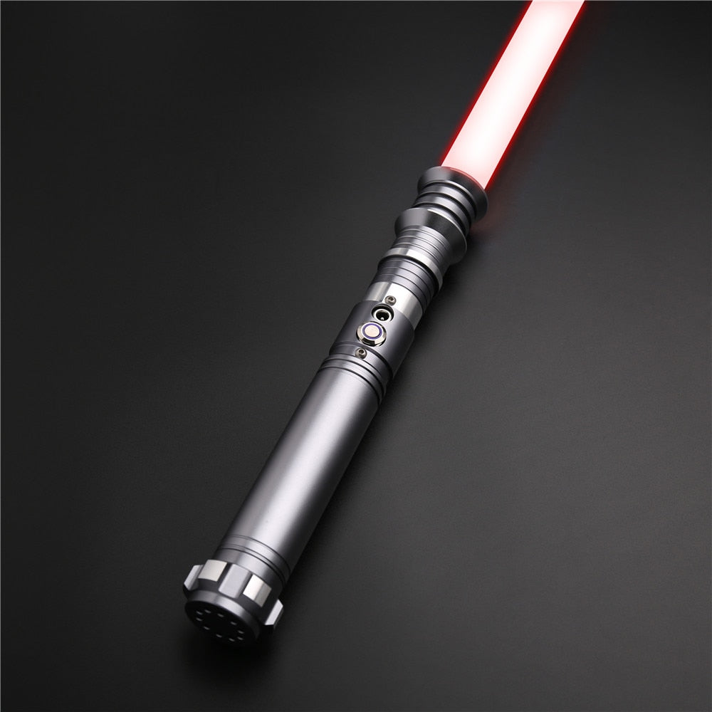 TXQSABER Metal Handle Heavy Dueling Blade 12 Color ChanG Lightsaber with HighLight Sensitive Smooth Swing FOC Laser Sword Toys