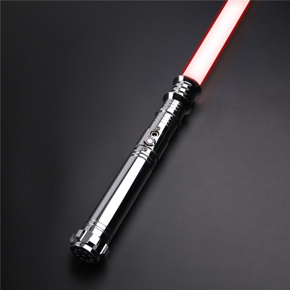TXQSABER Metal Handle Heavy Dueling Blade 12 Color ChanG Lightsaber with HighLight Sensitive Smooth Swing FOC Laser Sword Toys