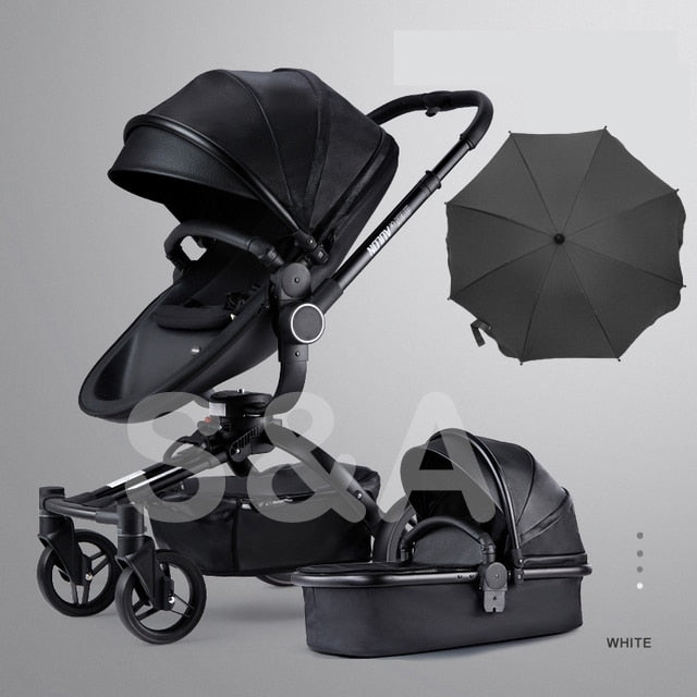 Fast & Free Shipping Aulon Baby Stroller 3 in 1 Free Duty High land-scape Pram Fashion Carriage on used for New Born to age 4