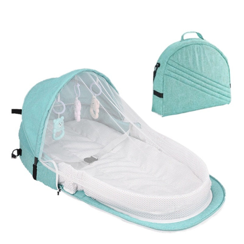 Baby Bed Travel Sun Protection Mosquito Net With Portable Bassinet Baby Foldable Breathable Infant Sleeping Basket