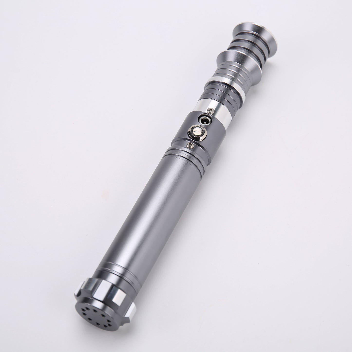 TXQSABER Metal Handle Heavy Dueling Blade 12 Color ChanG Lightsaber with HighLight Sensitive Smooth Swing FOC Laser Sword Toys