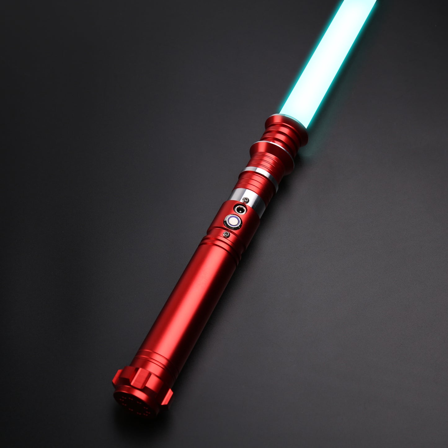 TXQSABER Metal Handle Heavy Dueling Blade 12 Color ChanG Lightsaber with HighLight Sensitive Smooth Swing FOC Laser Sword Toys
