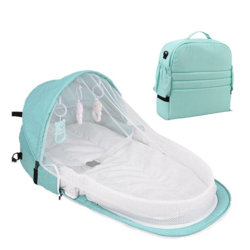 Baby Bed Travel  Sun Protection Mosquito Net With Portable Bassinet Baby Foldable Breathable Infant Sleeping Basket