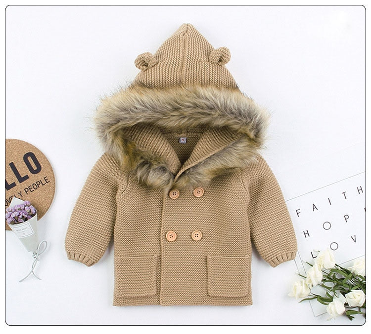 Baby Sweater Coat Cute