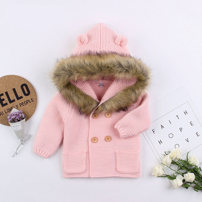 Baby Sweater Coat Cute