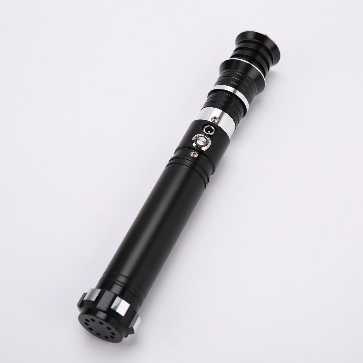 TXQSABER Metal Handle Heavy Dueling Blade 12 Color ChanG Lightsaber with HighLight Sensitive Smooth Swing FOC Laser Sword Toys