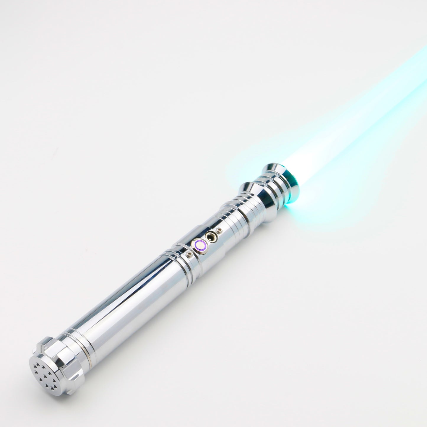 TXQSABER Metal Handle Heavy Dueling Blade 12 Color ChanG Lightsaber with HighLight Sensitive Smooth Swing FOC Laser Sword Toys