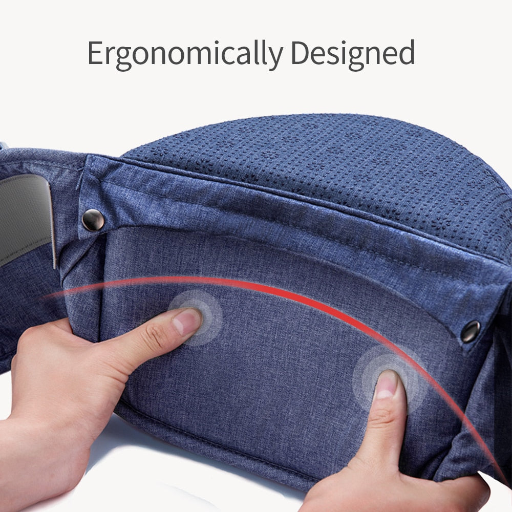 Sunveno Ergonomic Baby Carrier Baby Kangaroo Child Hip Seat Tool Baby Holder Sling Wrap Backpacks Baby Travel Activity Gear